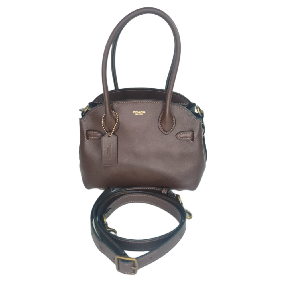 Coach Soft Empire Carryall Bag 21 - Small - Maple/Brown -NWT - Picture 3 of 15